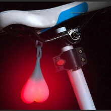 Fanale posteriore per bicicletta a forma di cuore, compatibile con il sistema di avviso di sicurezza