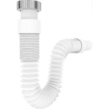 Adjustable Sink Drain Hose, 1 1/4" x 32 mm, Extends 320-880 mm for Siphon & Odor Control, Fits Wash Basins