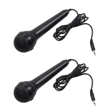 2X Microfono per Tastiera Microfono Portatile per Tastiera Piccola da 3,5 mm per Bambini Tastiera per Pianoforte Elettronico per Principianti