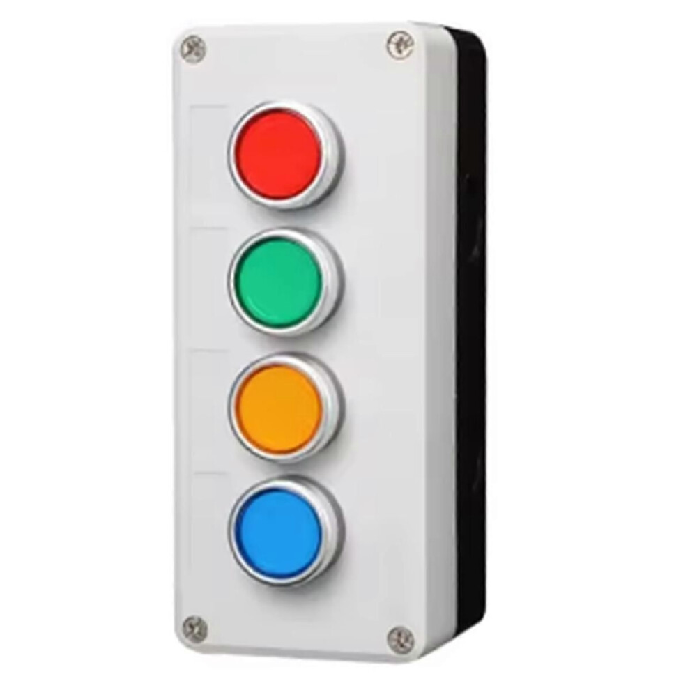 Self-Reset Momentary Waterproof Button Box Switch Emergency Stop Industrial Control Box 9152359637336