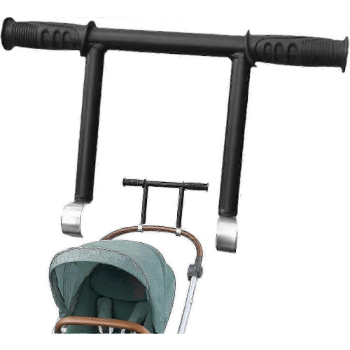 Adjustable Stroller Handlebar Extender - Easy Install Armrest Extension for Prams