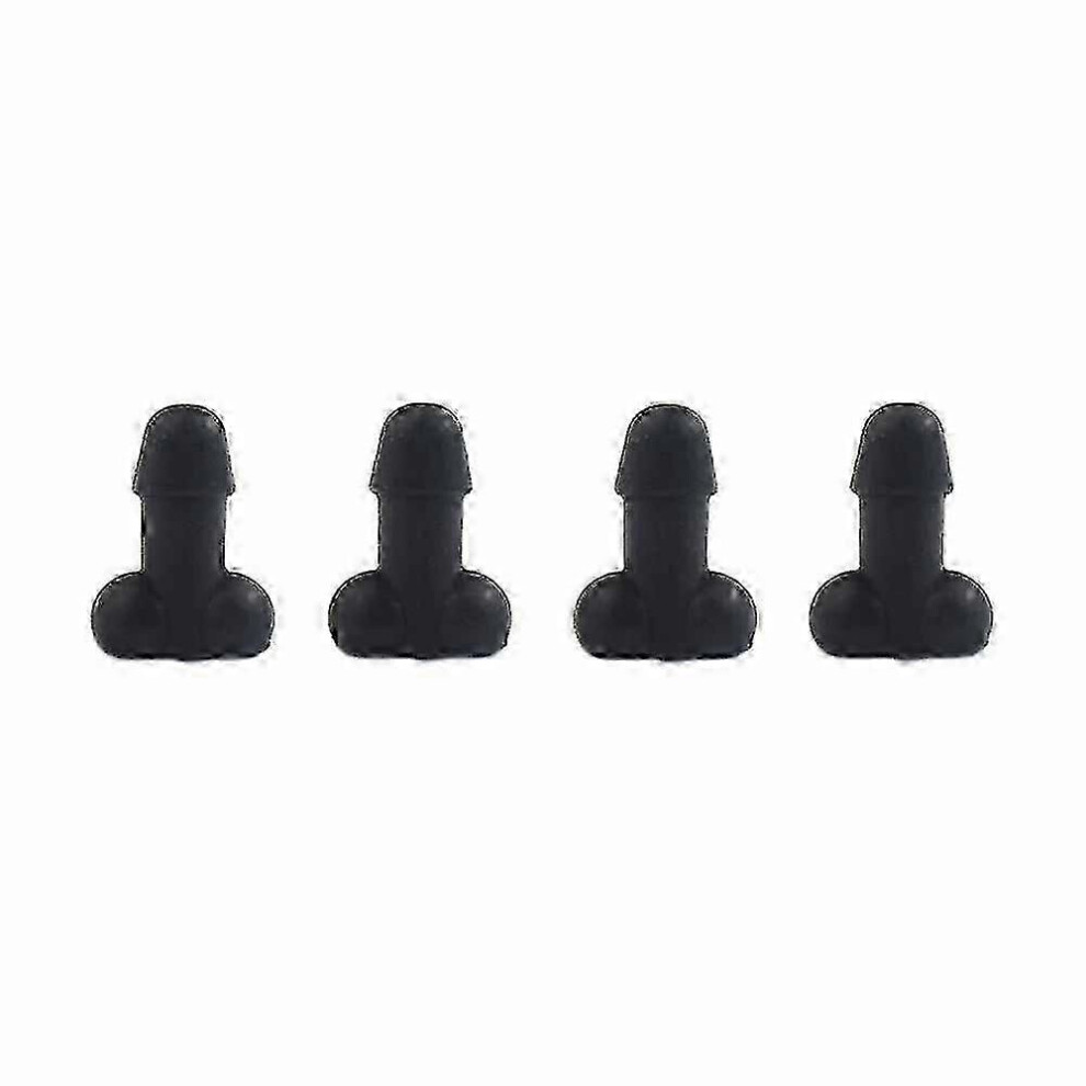 Funny Glow In The Tire Valve Stem Caps - 4Pcs Universal Prank Luminous Valve Covers For Cars Dark 9152359576024