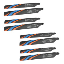 8Pcs Main Blade Propellers compatible XK K127 RC Helicopter Airplane Drone Spare Upgrade Parts Accessories