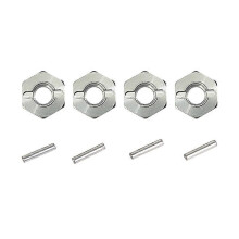 4Pcs Metal 12mm Wheel Hex Hub Adapter compatible HBX 16889 16889A 16890 901 901A 903 903A 905 RC Car Upgrad