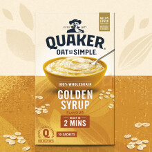 Quaker Oat So Simple Golden Syrup Porridge 10 x 36 g