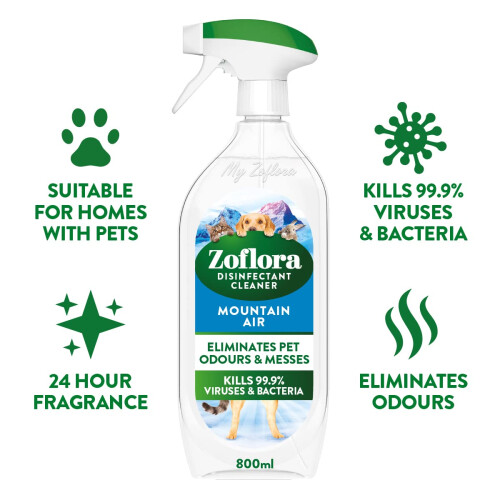 Zoflora Zoflora Mountain Air Multipurpose Disinfectant Trigger Spray 1 x 800ml