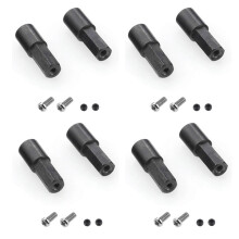 8 Pcs Metal Rear Axle Shaft compatible D12 C14 C24 C34 B14 B24 C16 B36 MN D90 MN99S RC Car Upgrade Parts Ac