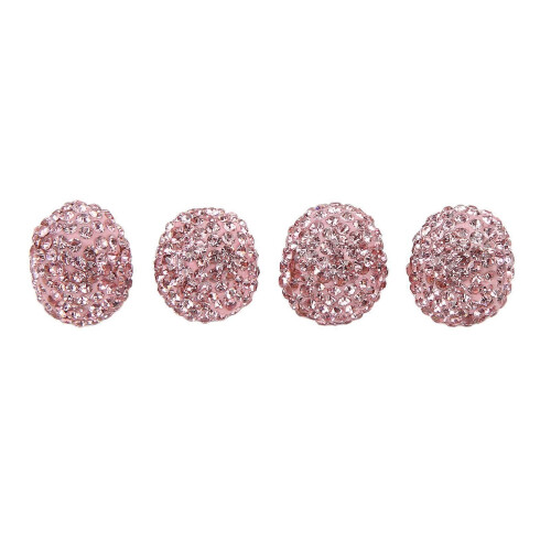 4 τεμάχια καπάκια στελέχους βαλβίδας Bling 15 χιλιοστών κά