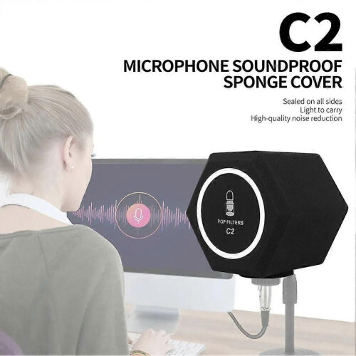 C2 Μικρόφωνο Pop-Filter Windshield Ακουστική για Studio Ηχογράφησης 1