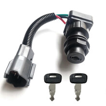 RC461-53962 compatible for Kubota Excavator Ignition Solenoid Valve Ignition Switch with Key RC411-53964
