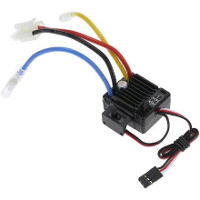 1pc Brushed 2S-3S 60A ESC 1060 Brushed ESC, 60A Fully Waterproof ESC RTR, SCX10 Crawler Model Car/Boat Model Brushed ESC