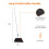 Amazon Basics HeavyDuty Outdoor Broom BlueWhite 5