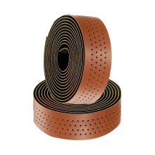 MOTSUV Bicycle Handlebar Tape Road Bike Handle Bar Tapes Anti-Slip Breathable Cycling Damping Anti-Vibration Straps Brown