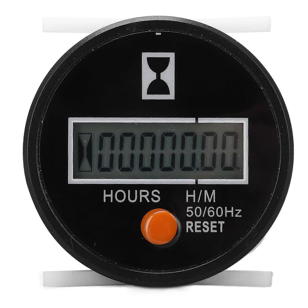 Digital Hour Meter High Precise Mechanical Hourmeter Wide Range Hour Gauge With Reset Button 24Â240V 9152359522878
