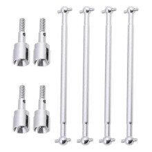 08029 Dogbones 89.5mm & Drive Shaft for 1/10 Redcat Silver