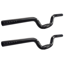 2x Fahrradlenker aus Aluminiumlegierung, 25,4 mm, faltbar, Lenkererhöhung für