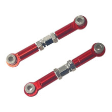 RC Car Metal Upgrade Accessories Steering Rod compatible MJX Hyper Go 1/14 14209 14210 H14BM RC Car Upgrade Parts(Red)