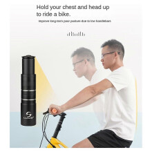 Bicycle Stem Extension Aluminum Alloy Bicycle Handlebar Riser Mountain Bike Stem Heightener Bicycle Accessories,B