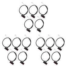 15Pcs Rear Tail Lamp Stoplight Brake Lights with Line for Mijia M365 M187 Electric Scooter