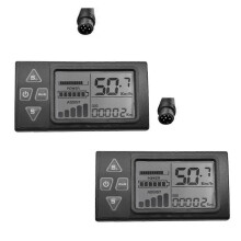 Electric Bicycle S861 LCD Screen Display 6PIN for 24V 36V 48V Ebike Manual Control Speedmeter Waterp