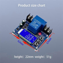 XY-CD63L 30A Battery Charge Discharge Controller Low Voltage Cut Off Switch Undervoltage Overvoltage