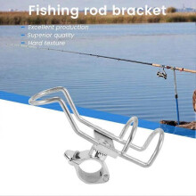 Porta canne da pesca in acciaio inox 316 con foro da 25 mm, supporto per asta, base di supporto, morsetto