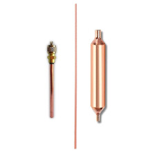 Refrigerator Filter Dryer with Access/Service Valve, Tool Kit Hvac 1/4In for Refrigeration Air Condi