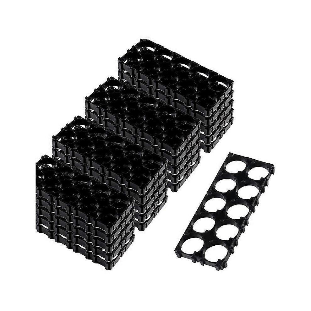20Pcs 18650 Lithium Cell Spacer 2X5 Cell Spacer 18650 Lithium Battery Plastic Holder Bracket For Diy 9152359530637