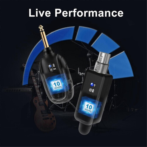 Wireless Transmission System 2.4G Dynamic 48V Condenser Mic 2