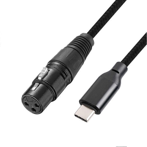 Προσαρμογέας USB τύπου C σε XLR, αρσενικό τύπου C σε θηλυκό XLR 3 1