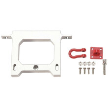 Metal Rear Bumper with Trailer Tow Hook for WPL C14 C24 B16 B36 B14 B24 FY004 RC Truck Car Upgrade Parts Accessories