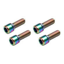 RISK 4 pezzi Bullone M6x18mm compatibile con morsetto pinza freno a disco MTB bici bicicletta Vite bulloni