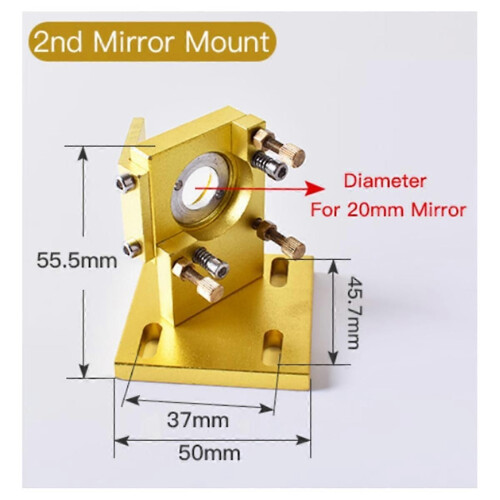 Head Set 20mm Mo Si Mirror Integrative Mount Holder for 4060 K40 Machine (20mm, Whole Set) 1