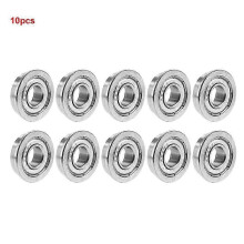 10 cuscinetti a sfera flangiati miniaturizzati a doppia schermatura F698zz 8x19x6mm compatibili con