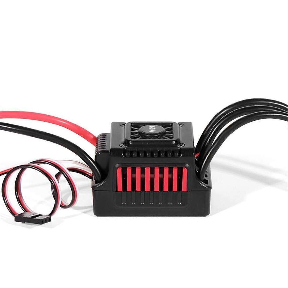 Sensorless Brushless Waterproof Car Esc 60A Xt60 Plug 9152359490047