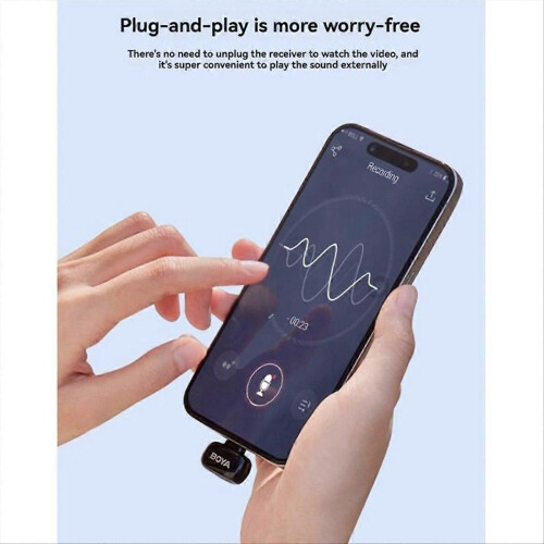 Mini Wireless Lavalier Microphone TypeC AI Smart Noise Reduction 1