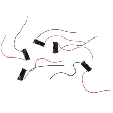 5Pcs 23A/A23 Battery (12V) Clip Holder Box Case Black