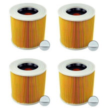 4 Pcs Cartridge Filter for  Vacuum Cleaner WD3 Premium WD2 WD3 WD1 MV3 MV2  3 P Extension Kit Against Fine Dust