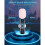 Microfono wireless professionale compatibile con iPhone iPad, microfoni a clip plug-play, microfono 2