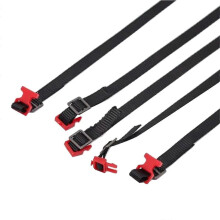 5Pcs RC Car Roof Luggage Rack Rope for 1/10 RC Crawler SCX10 Red