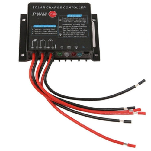 12V 24V 10A IP68 Αδιάβροχος ηλιακός ελεγκτής φόρτισης Li-Ion, ρυ 2