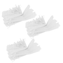 150Pcs White Drawstring Organza Folding Hand Fan Pouch Party Wedding Favor Gift Bags