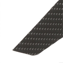 2 pezzi di rivestimento per console centrale UTV in fibra di carbonio con superficie liscia, compatibile