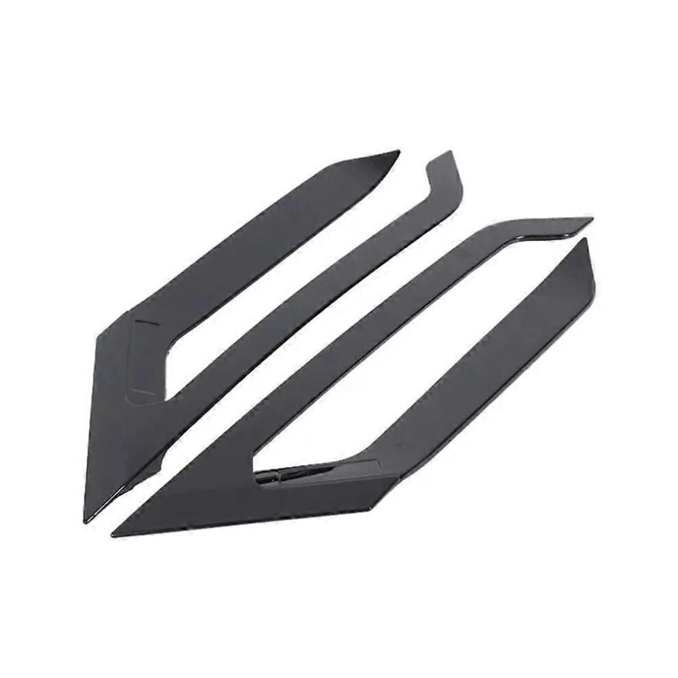 Car Side Fender Sticker Shark Gill Air Flow Wing Vent Trim For Bmw X6 G06 2020-2024 Accessories Black 9152359500869