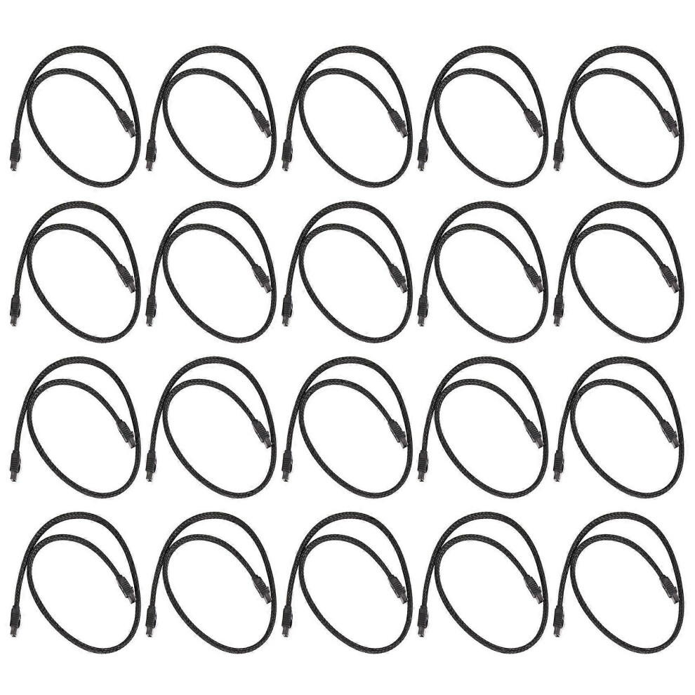 50Cm Sata 3.0 Iii Sata3 7Pin Data Cable 6Gb/S Ssd Cables Hdd Hard Disk Data Cord With Nylon Sleeved 9152359522113