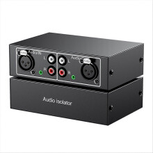 Isolatore audio, eliminatore di rumore di corrente, doppia porta XLR Lotus, alimentazione