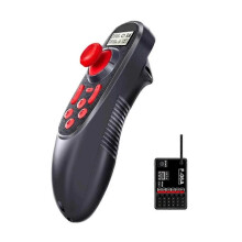 Radiocomando DS-650 a 6 canali 2.4G con schermo a colori e ricevitore F-06A, perfettamente compatibile