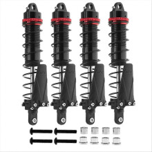 Metal 110mm Oil Damper compatible for 1/10 RC Crawler Car,Black