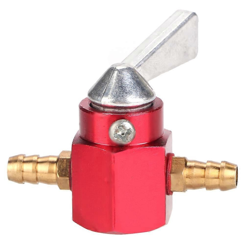 6Mm Cnc Aluminum Inline Fuel Tap Switch For Quad Pit Pro Dirt Bike Atv (Red) Red 9152359502689