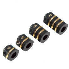 4pcs Brass Counterweight 12mm Wheel Hex Hubs Extended Adapter for TRX4 TRX6 1/10 RC Car Parts 3mm